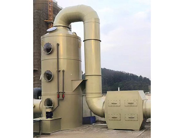 噴（pēn）淋（lín）設備 廢氣塔 電機組