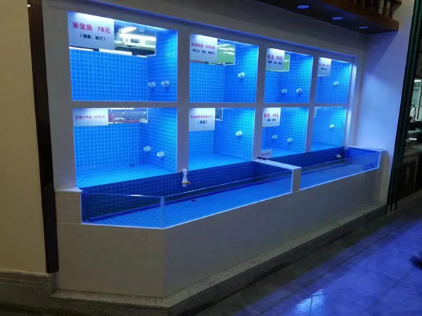 海鮮池  海鮮魚缸  酒（jiǔ）店魚缸